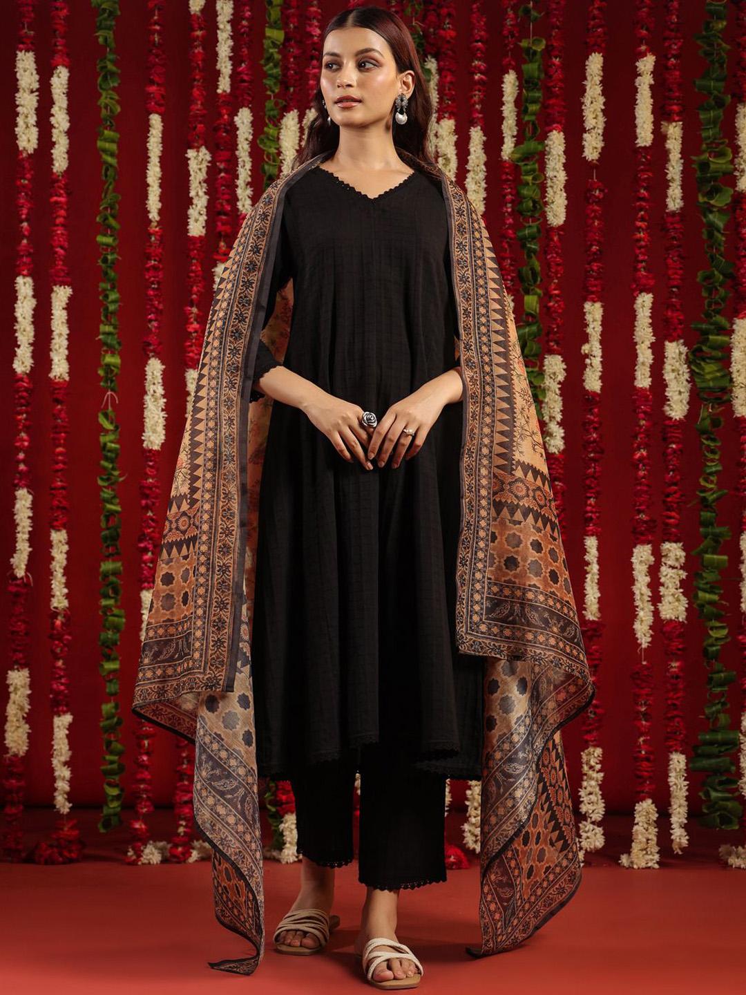 anayna – Woven Design Kurta Set
