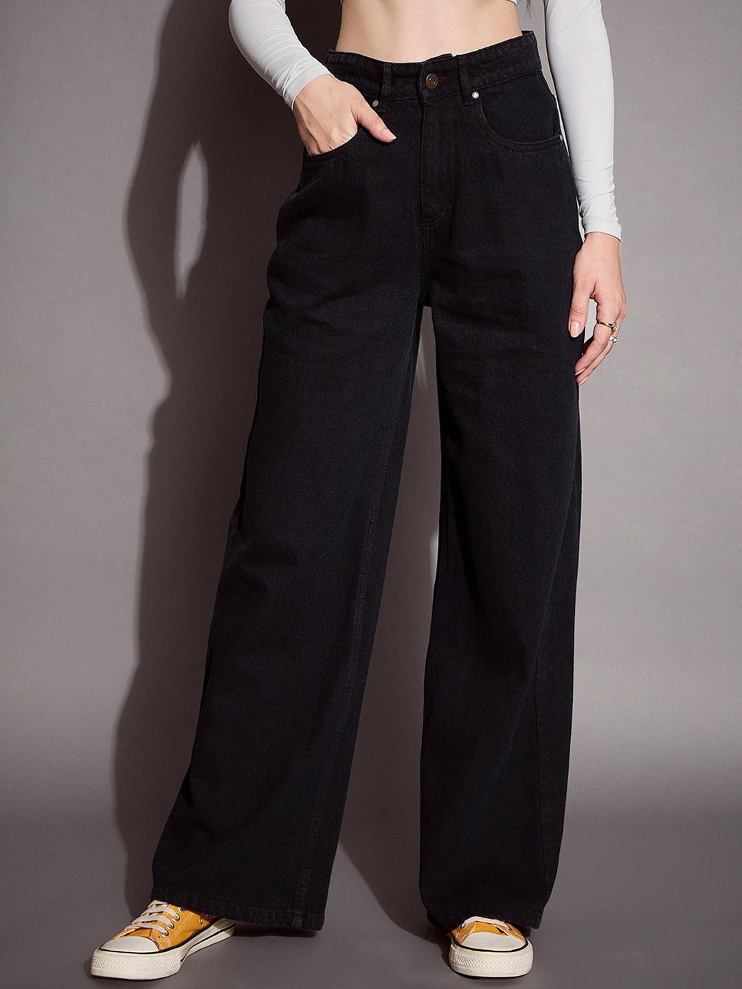 SASSAFRAS BASICS Women Comfort Flared High-Rise Jeans