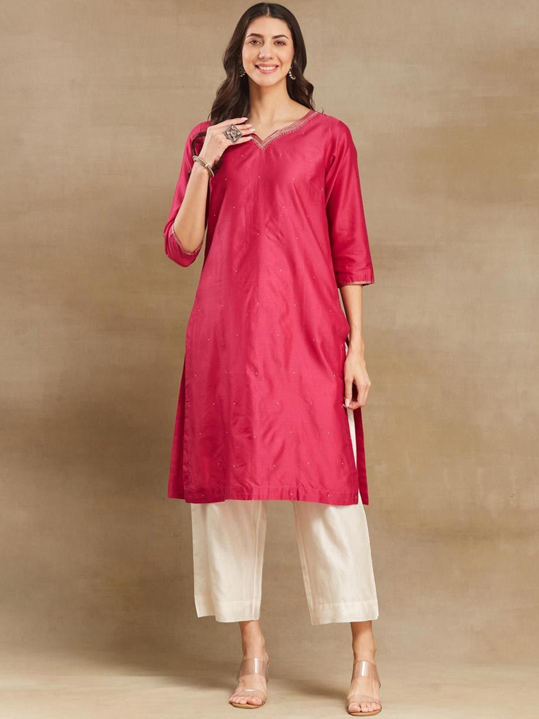 Embroidered & Sequins Kurtas