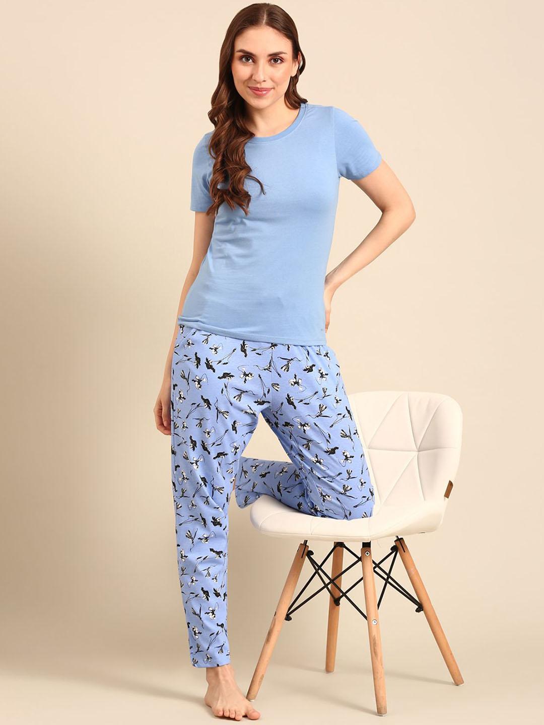 Buy Pepe Jeans Women Pure Cotton Night Suit - - Apparel for Women