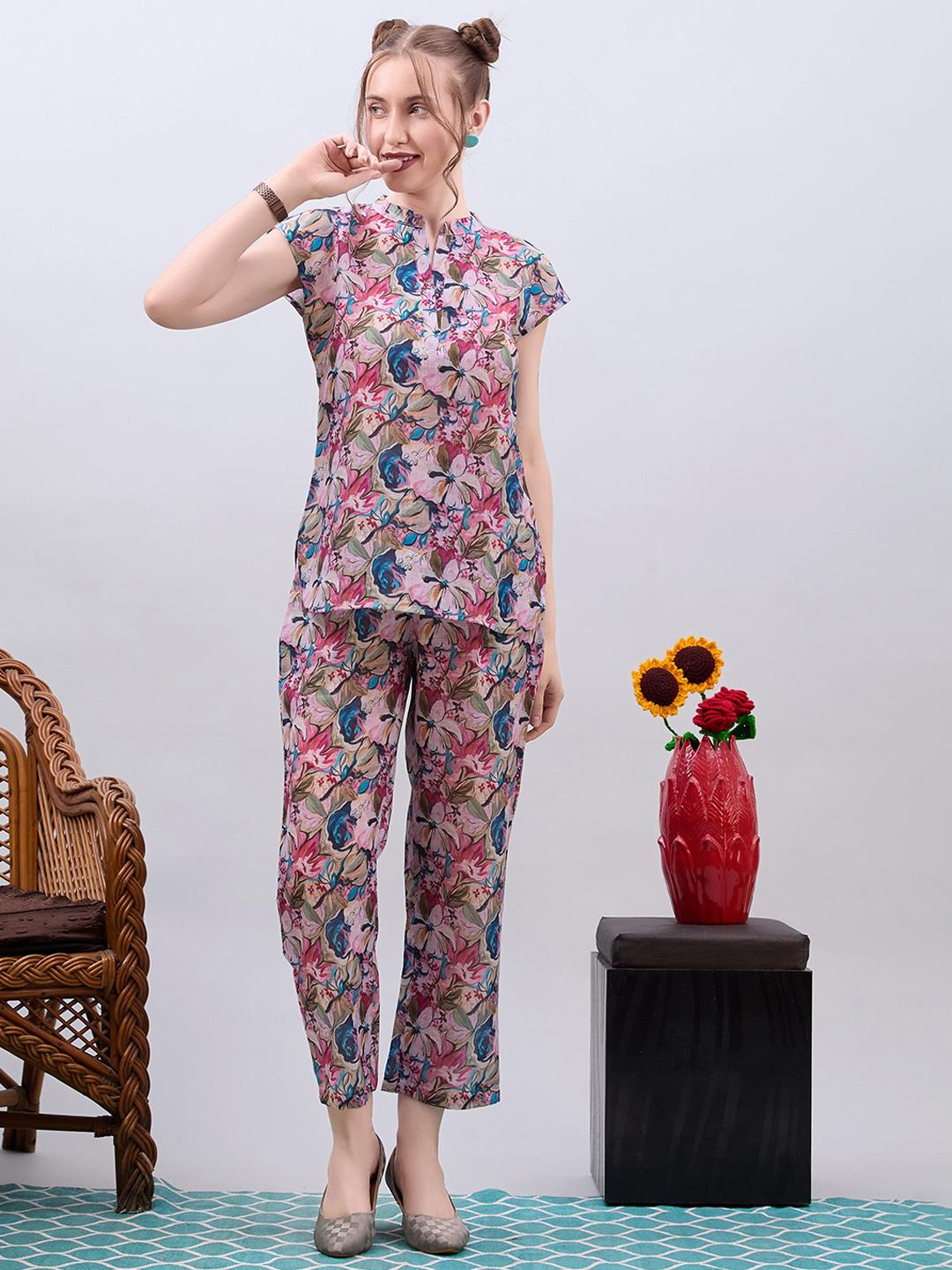 Buy Amarasha Printed Top With Trouser -  - Apparel for Women