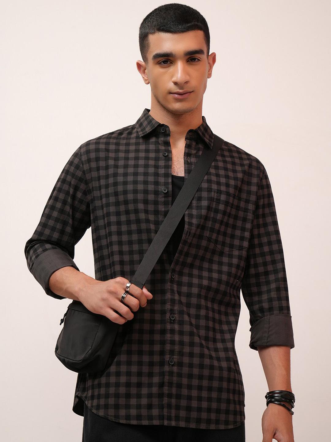 Highlander Men Regular Fit Slim Fit shirt