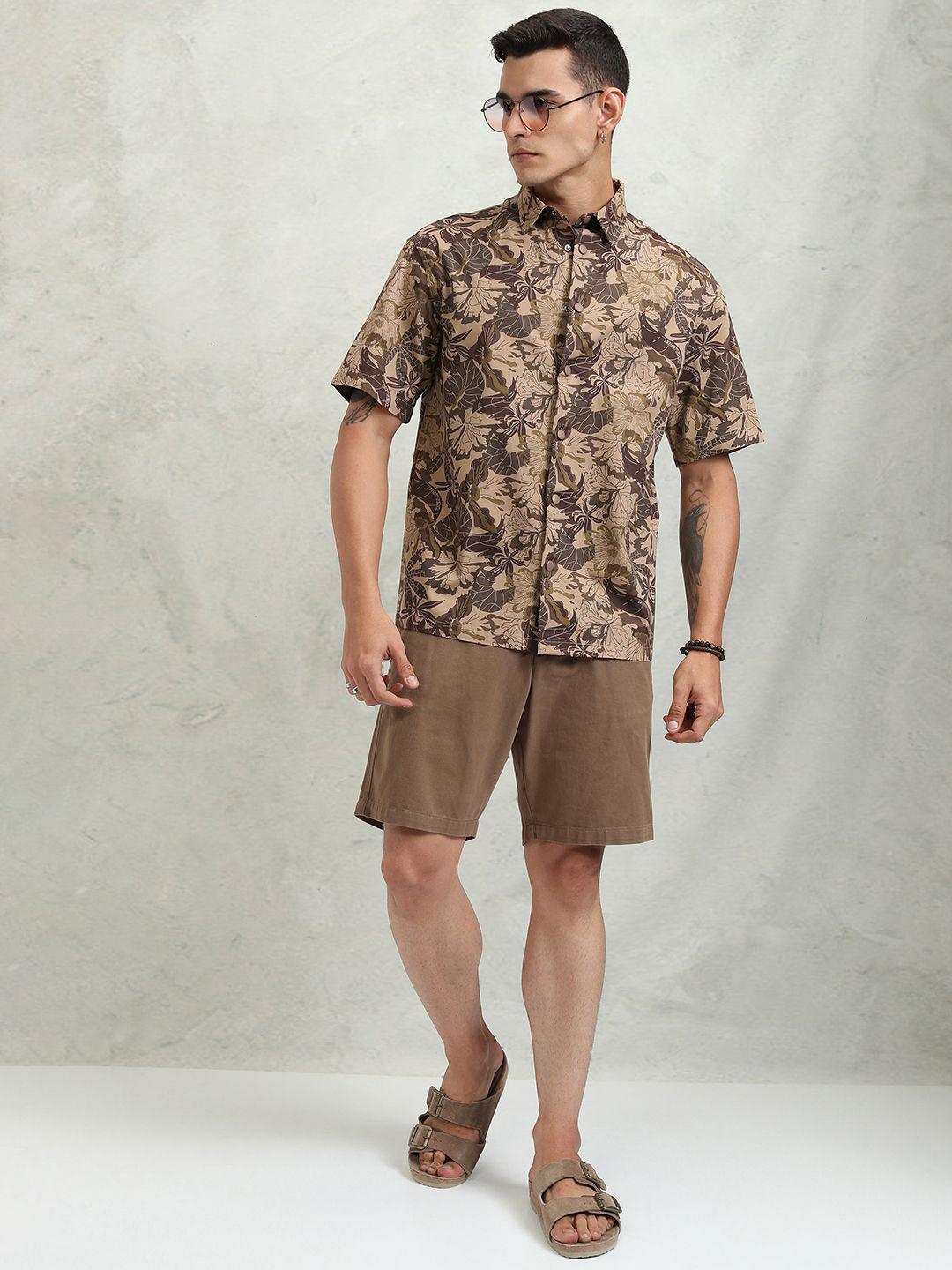 HIGHLANDER Men Printed Oversized Shirt
