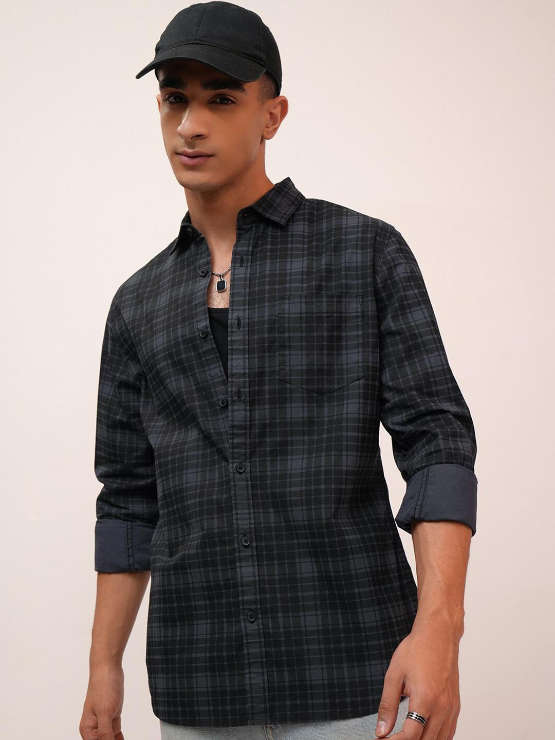 Highlander Men Regular Fit Slim Fit Shirt