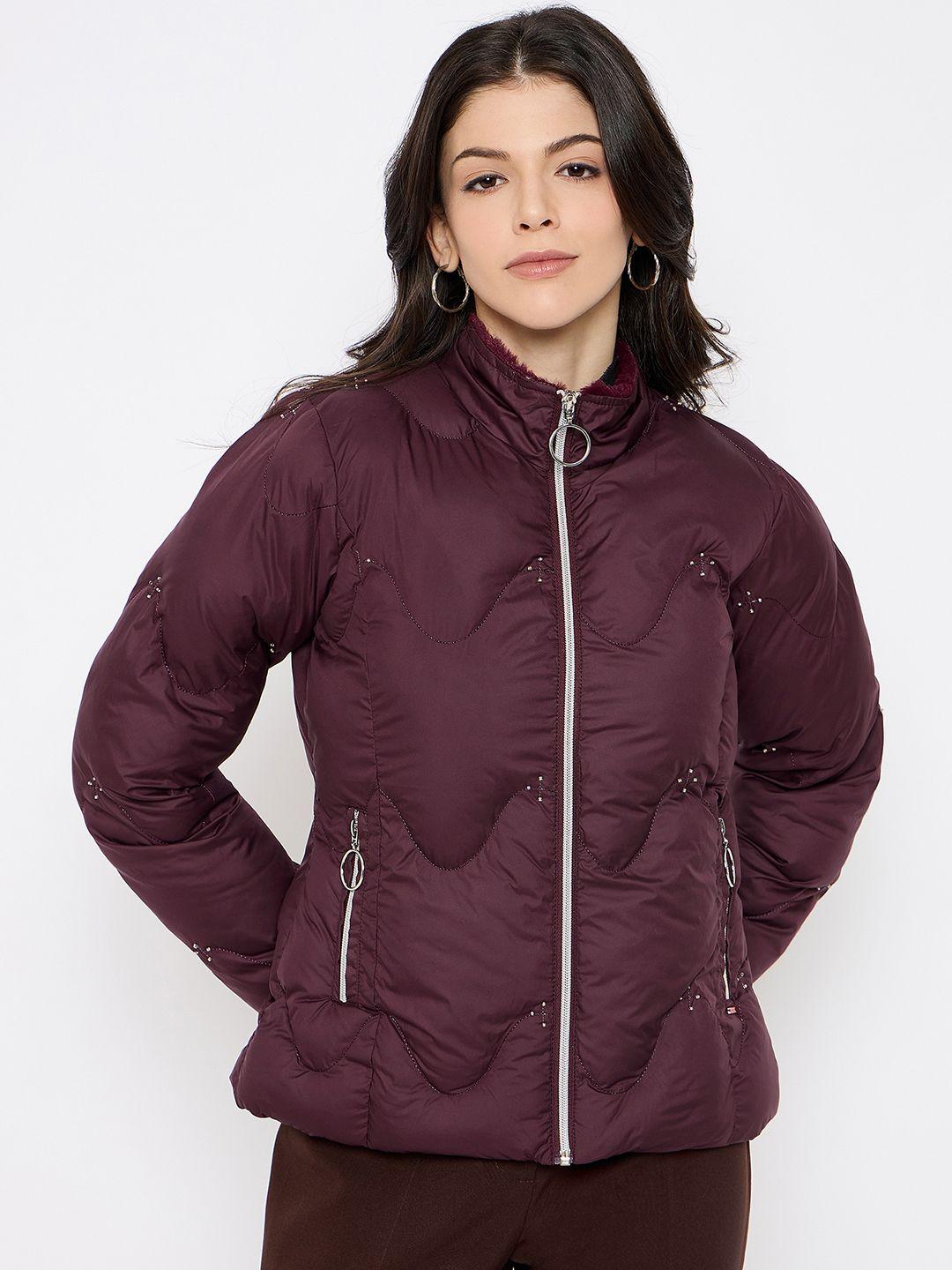 Duke Women Solid Quilted Jacket