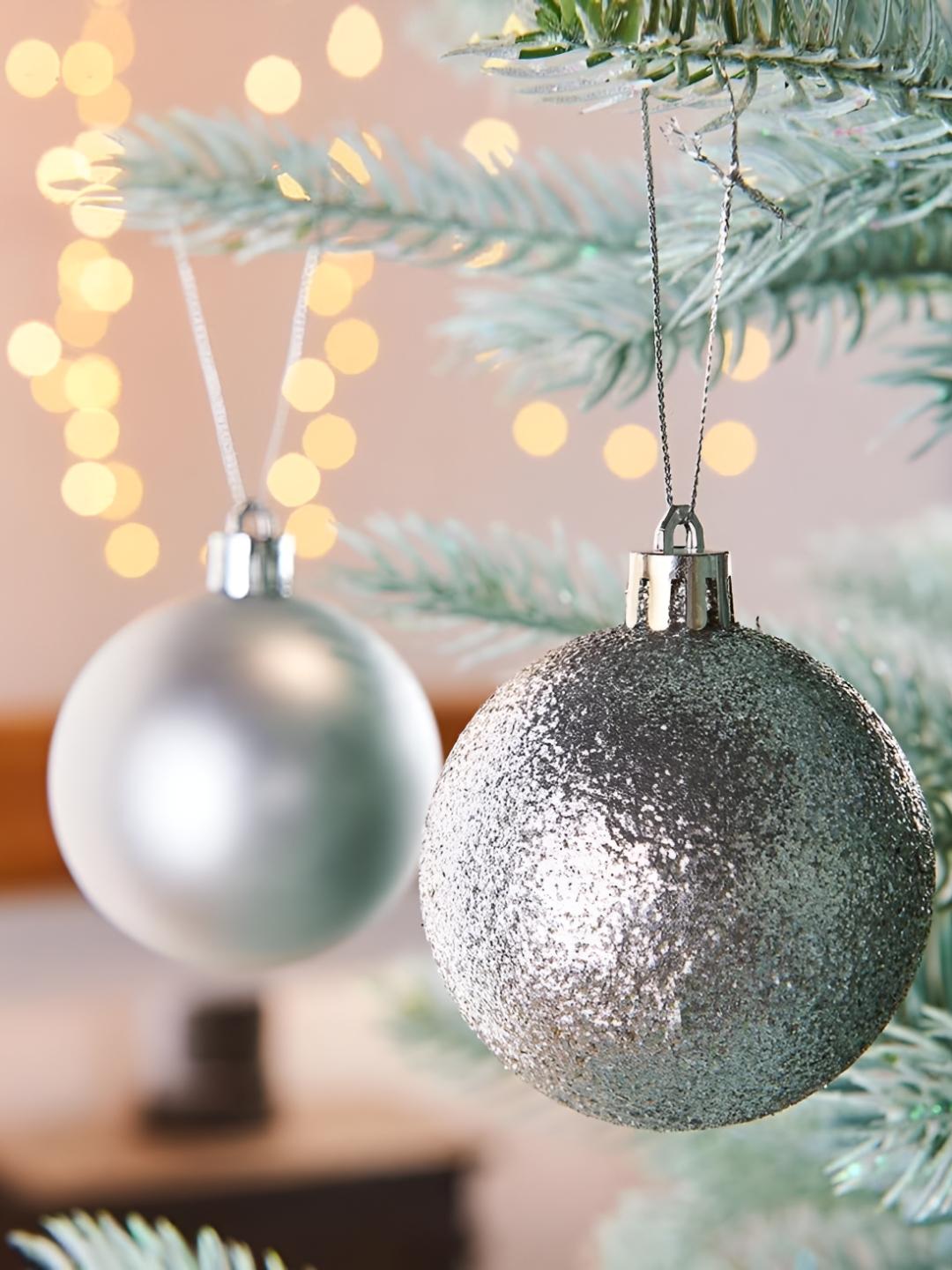 Buy CraftVatika 24 Pcs Baubles Balls Christmas Tree Hanging Ornaments - - Home for Unisex