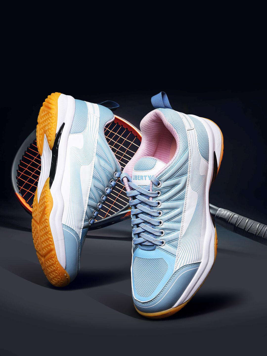 Buy Liberty GRIPPER 01 Men Badminton And Pickleball Lace Ups Non Marking Shoes -  - Footwear for Men