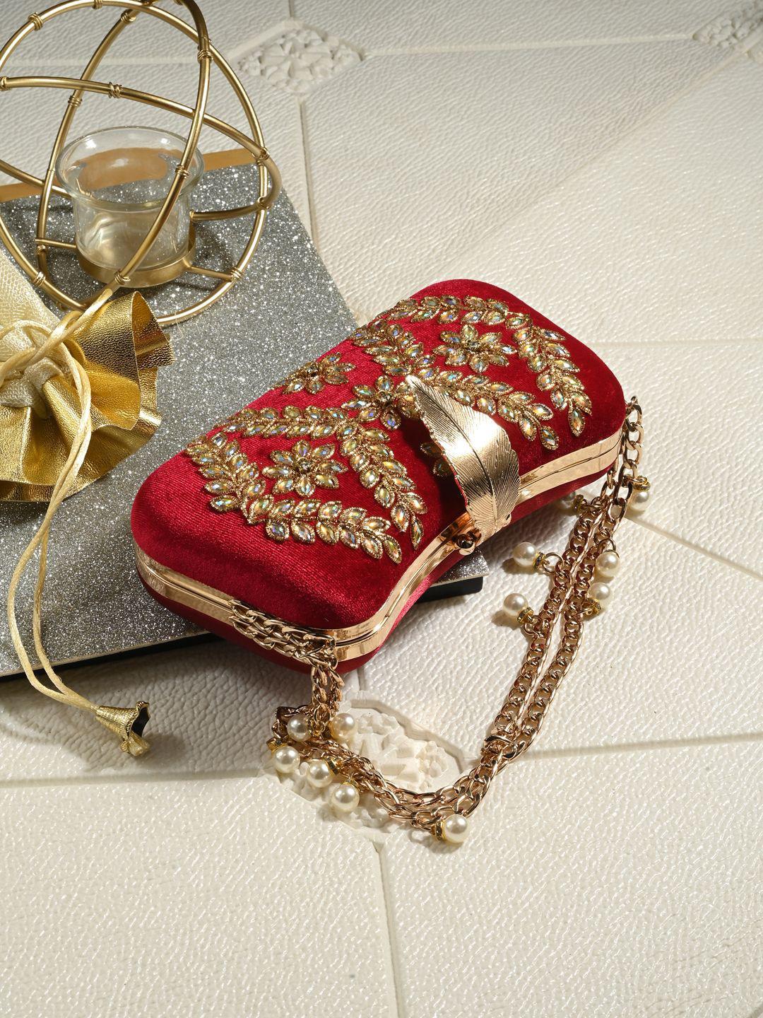 Buy Toobacraft Embellished Box Clutch -  - Accessories for Women