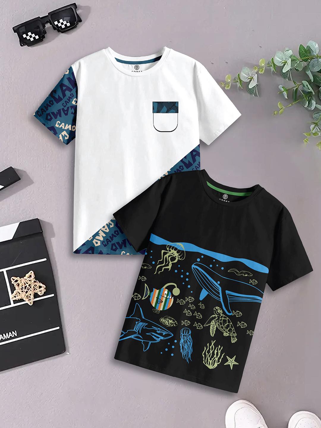 Buy CODEZ Boys 2 Pure Cotton T Shirt - Tshirts for Boys 31657269 | Myntra