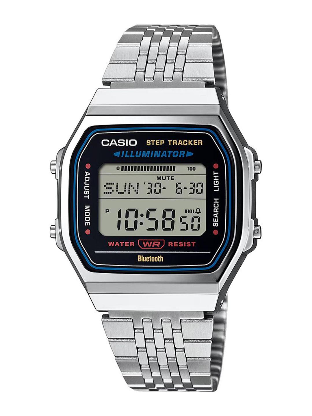 Buy CASIO Unisex Dial & Stainless Steel Cuff Straps Digital Chronograph Watch D365 - - Accessories for Unisex