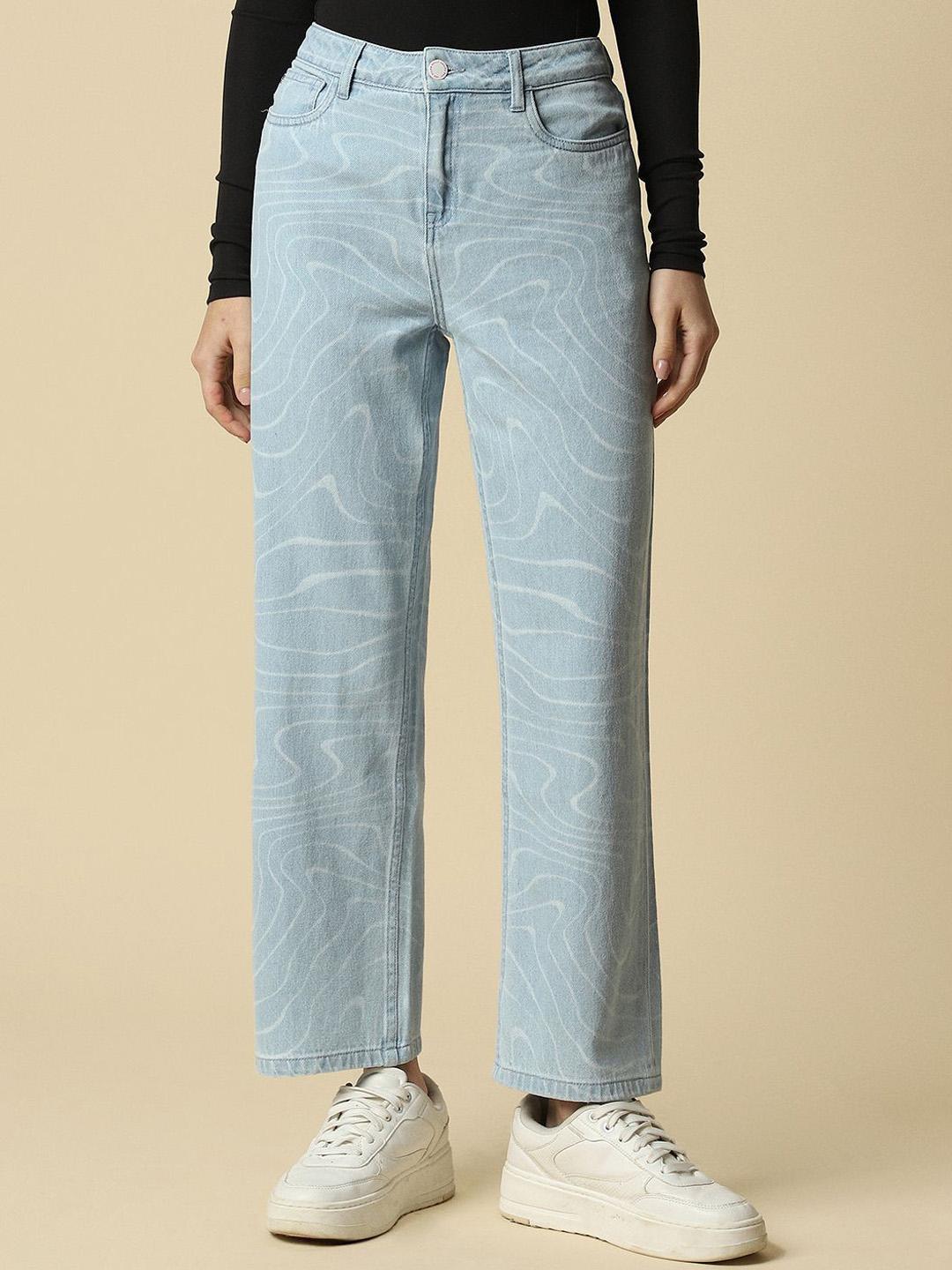Allen Solly Woman Relaxed Fit Heavy Fade Jeans