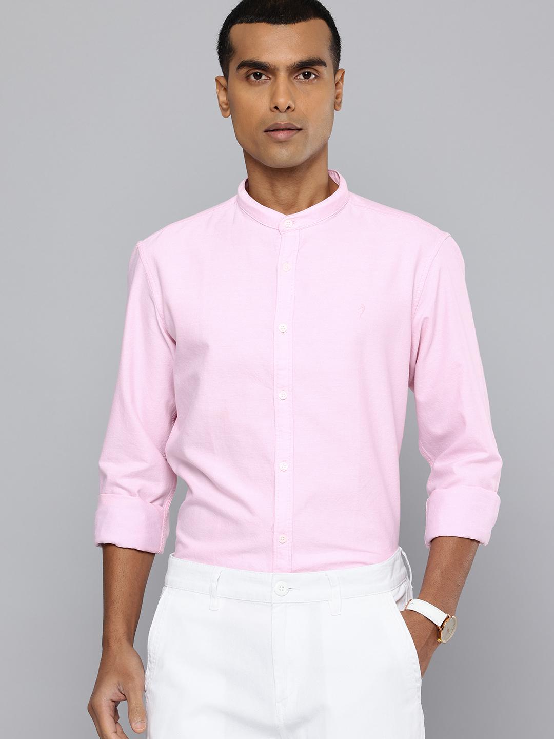 Indian Terrain Classic Slim Fit Pure Cotton Casual Shirt