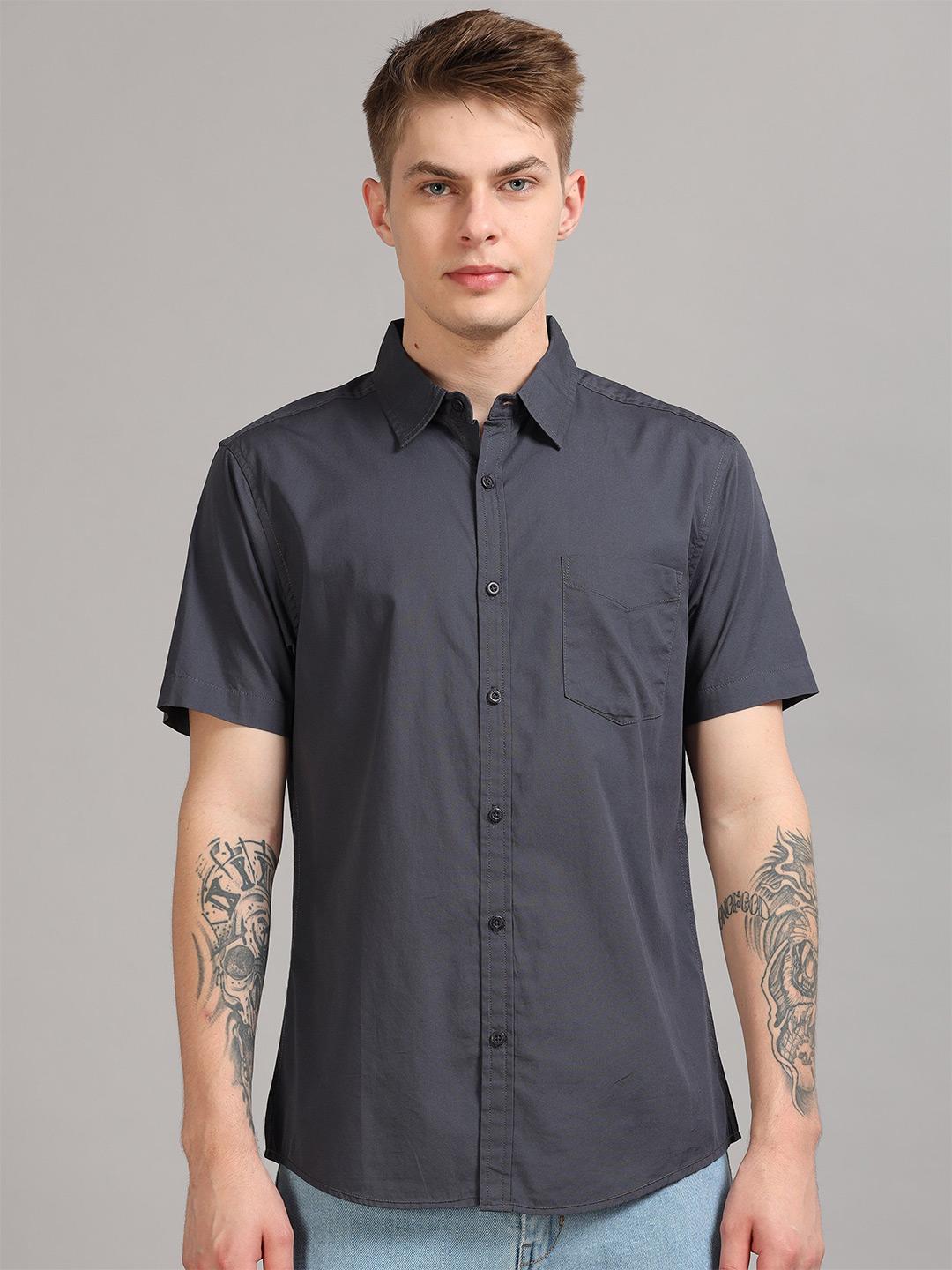 HERE&NOW Men Opaque Casual Shirt