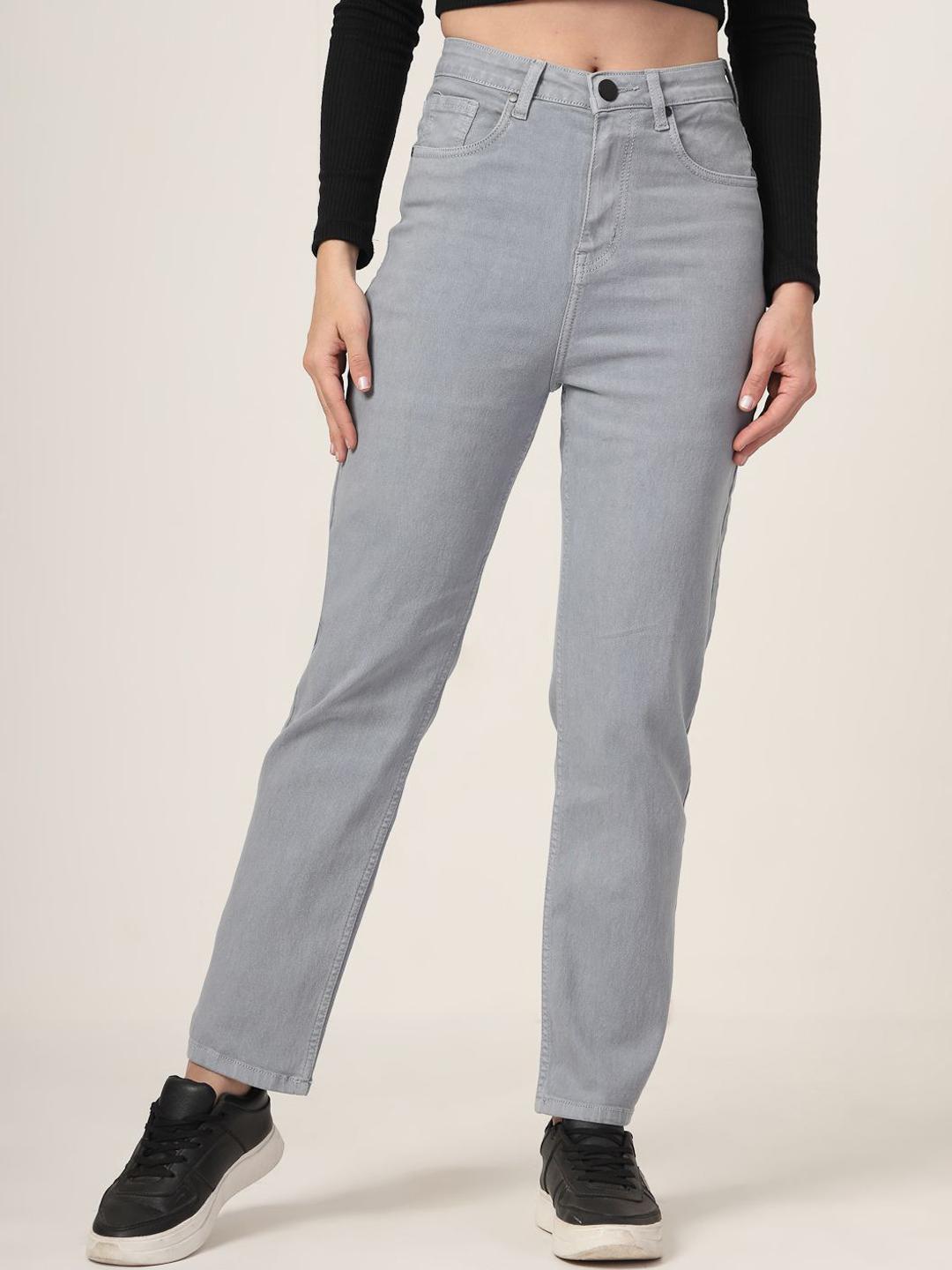 Style Quotient Women Straight Fit High-Rise Stretchable Denim Jeans