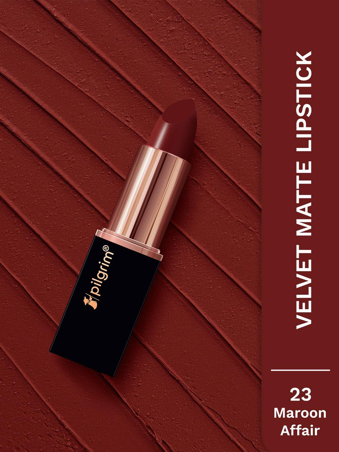 Buy Pilgrim Matte Bullet Intense Colour Transferproof Lipstick 4.2 G Maroon Affair 23 - - Personal Care for Unisex