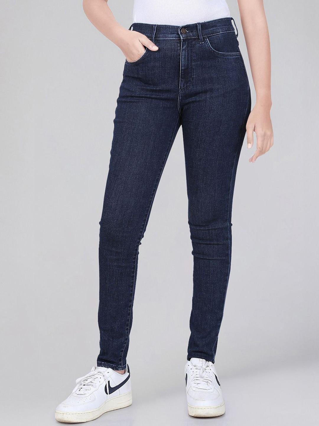 Wrangler Women Skinny Fit High-Rise Stretchable Jeans