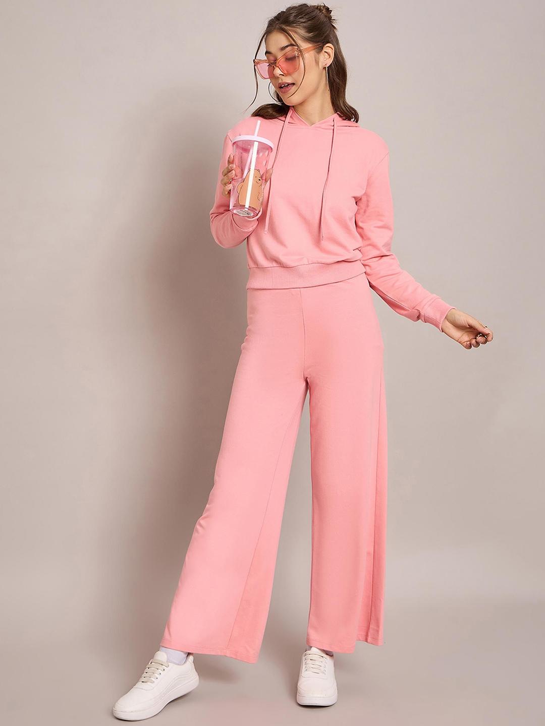 Buy SASSAFRAS BASICS Hooded Sweatshirt With Trousers - - Apparel for Women