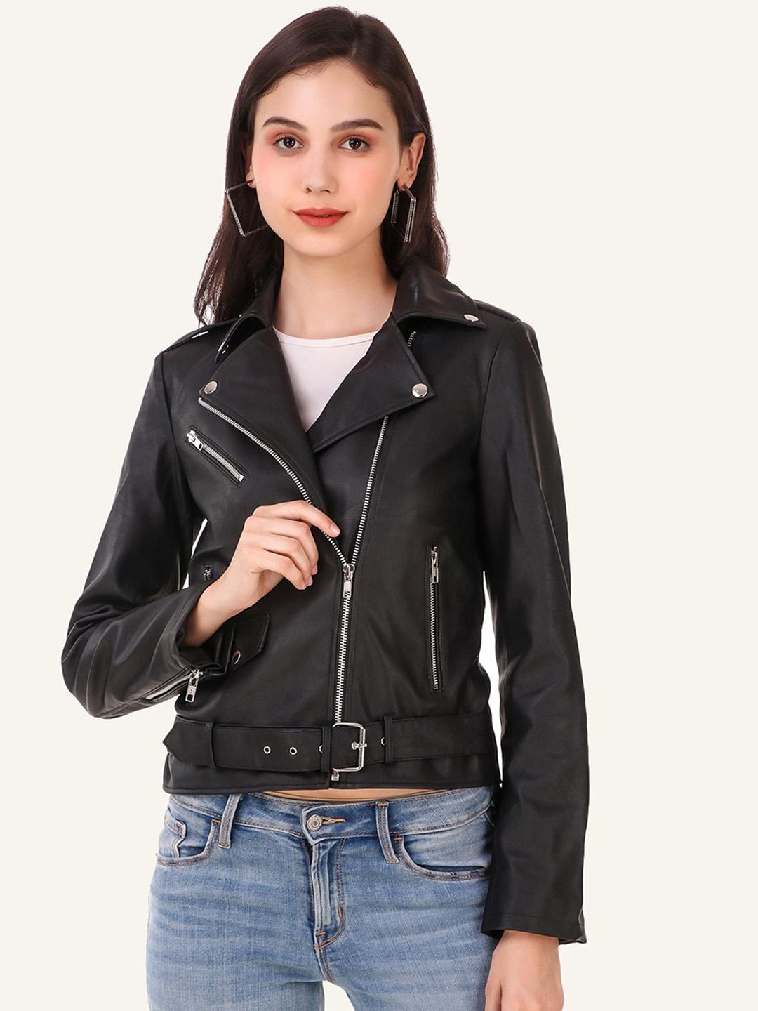 Leather Retail Women Biker Jacket