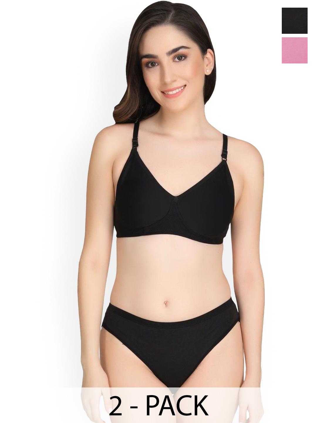 Buy Designer Bugs Pack Of 2 Lightly Padded Lingerie Set -  - Apparel for Women