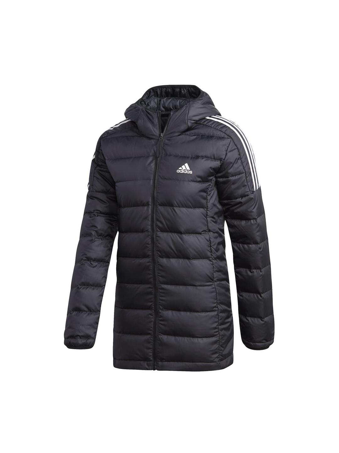 Buy ADIDAS Logo Printed Hooded Zipper Jacket - Jackets for Women ...