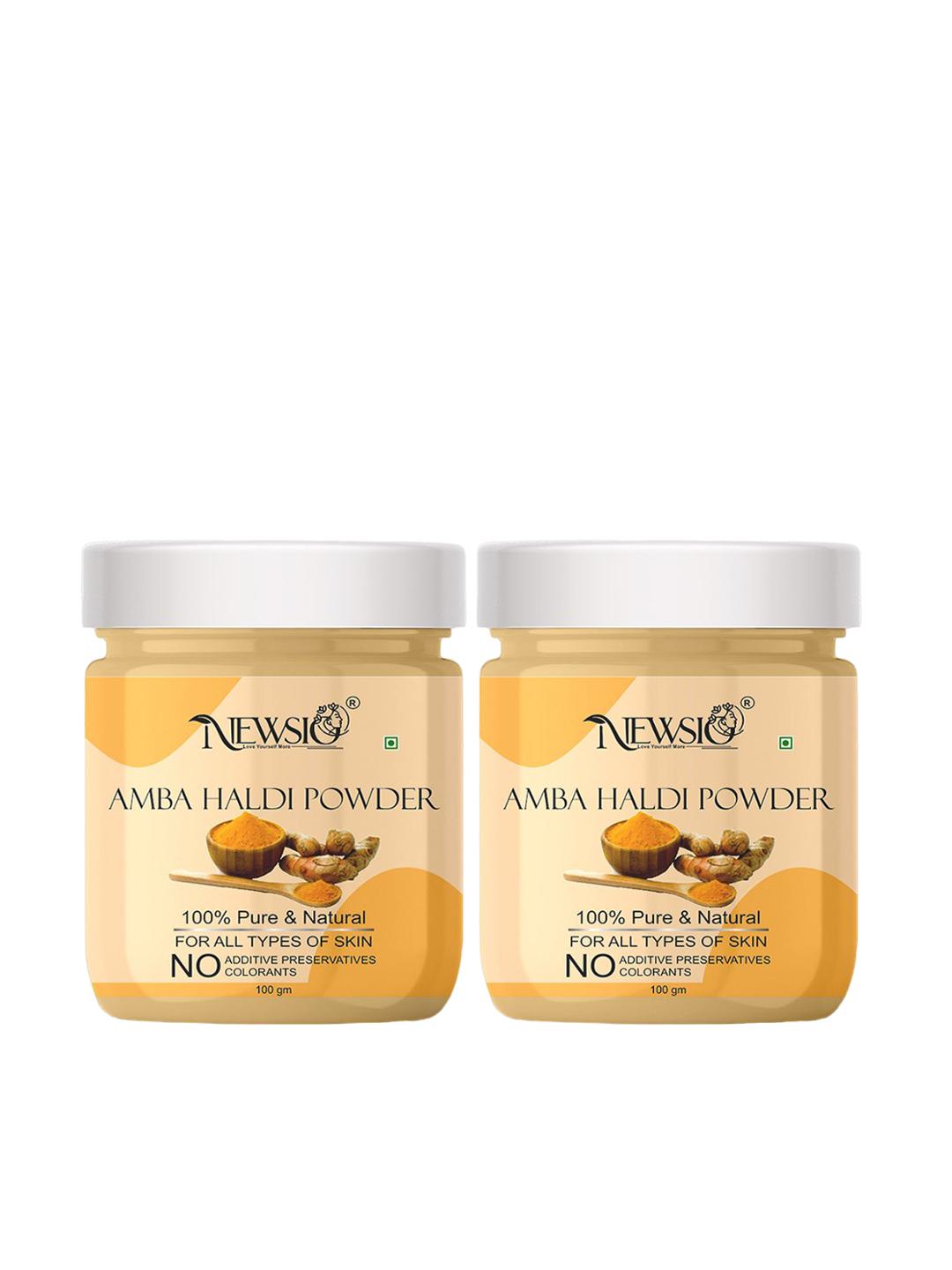 Buy Newsio Set Of 2 100% Pure & Natural Amba Haldi Powder  100 G Each -  - Personal Care for Unisex