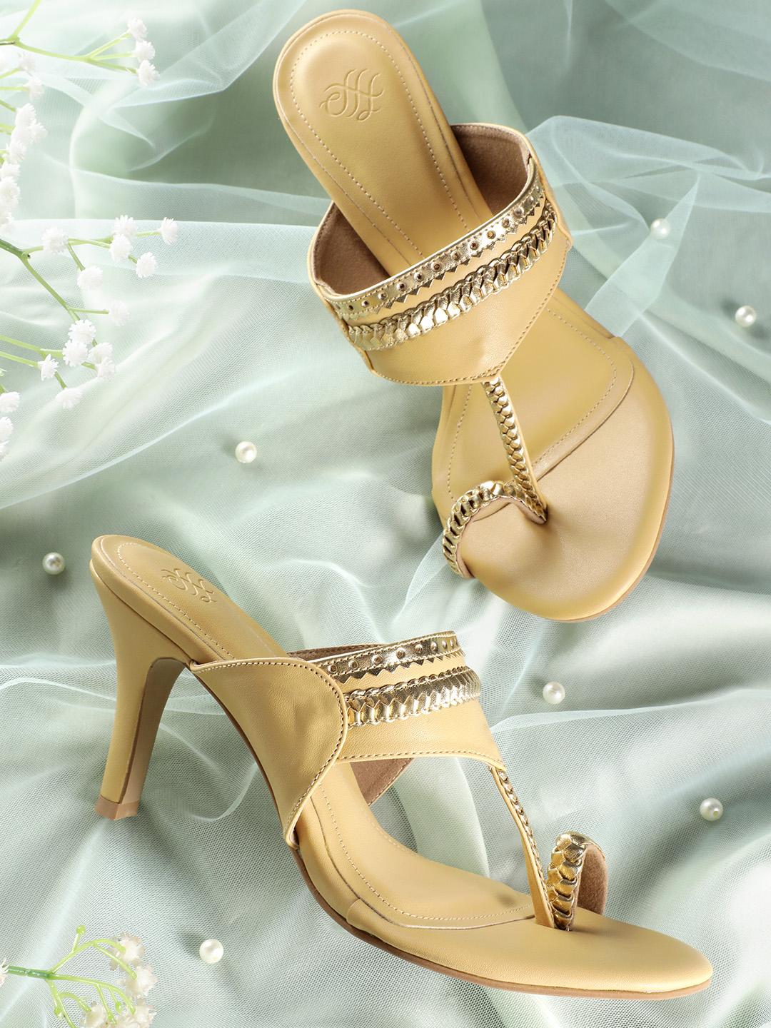 Buy House Of Pataudi Open Toe Slim Heels - Heels for Women 28942304 ...