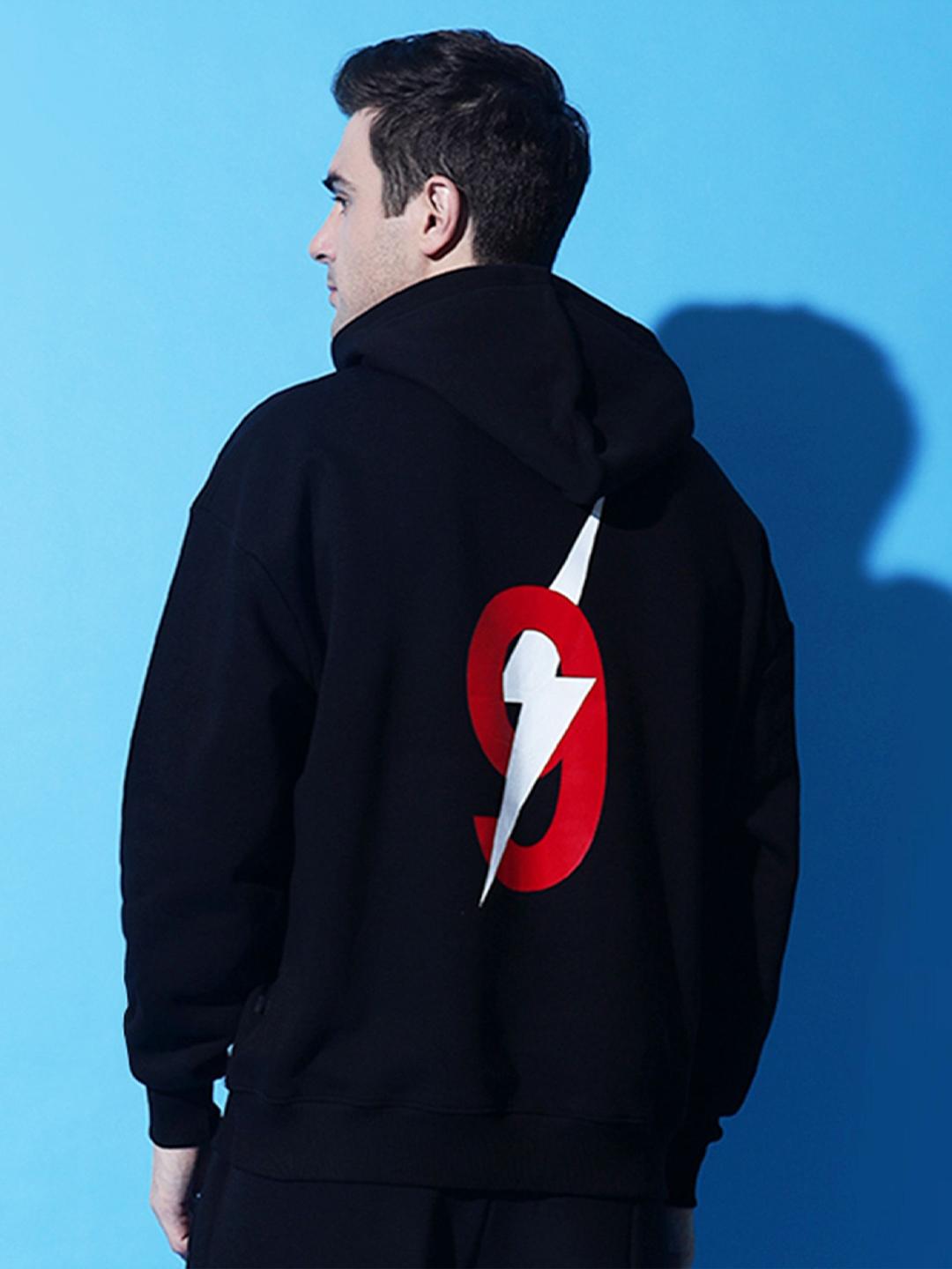 Buy GRIFFEL Men Printed Hooded Sweatshirt - Sweatshirts for Men ...