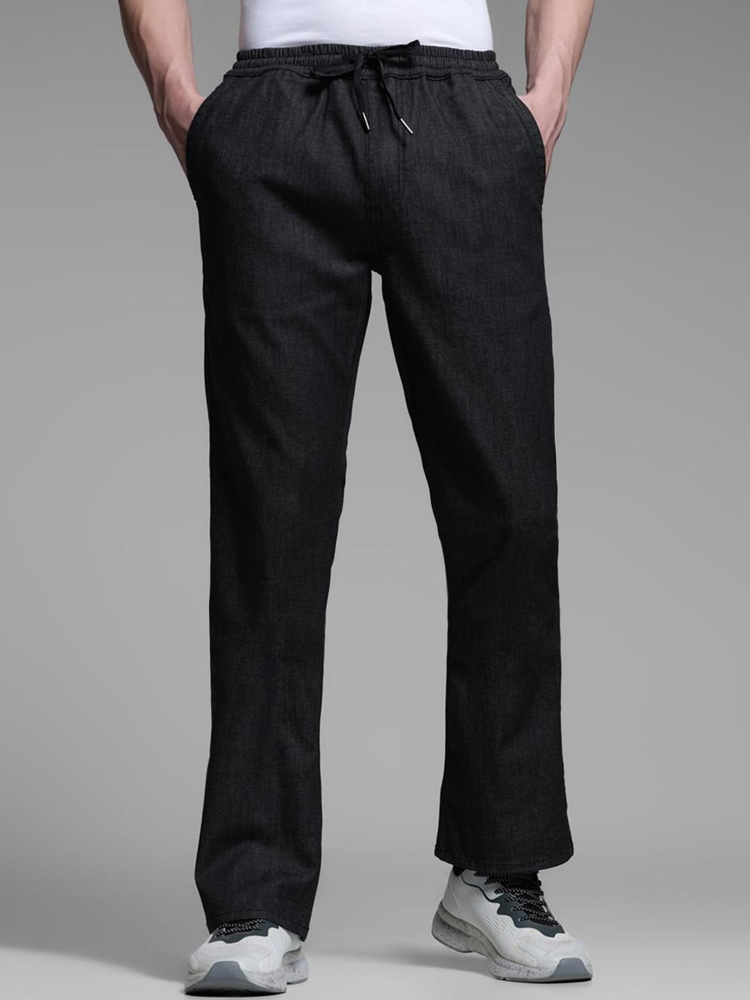Jack & Jones Men Bootcut High-Rise Stretchable Jeans