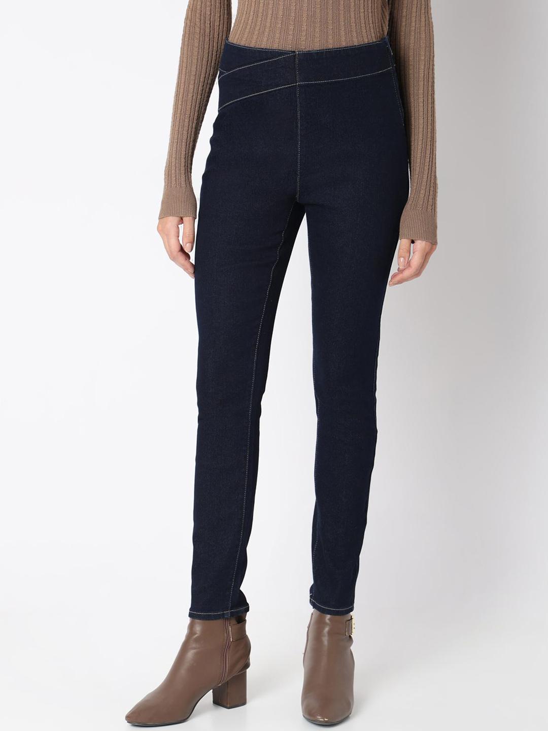 Vero Moda Women Cotton Skinny Fit High-Rise Stretchable Jeans