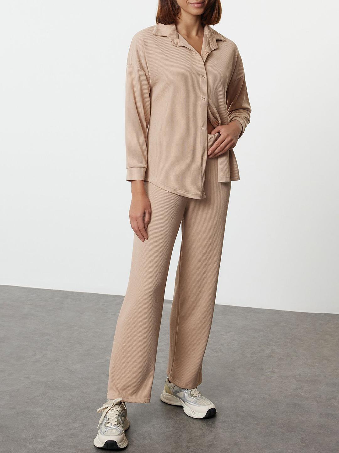 Buy Trendyol Shirt With Trousers Co Ords - - Apparel for Women