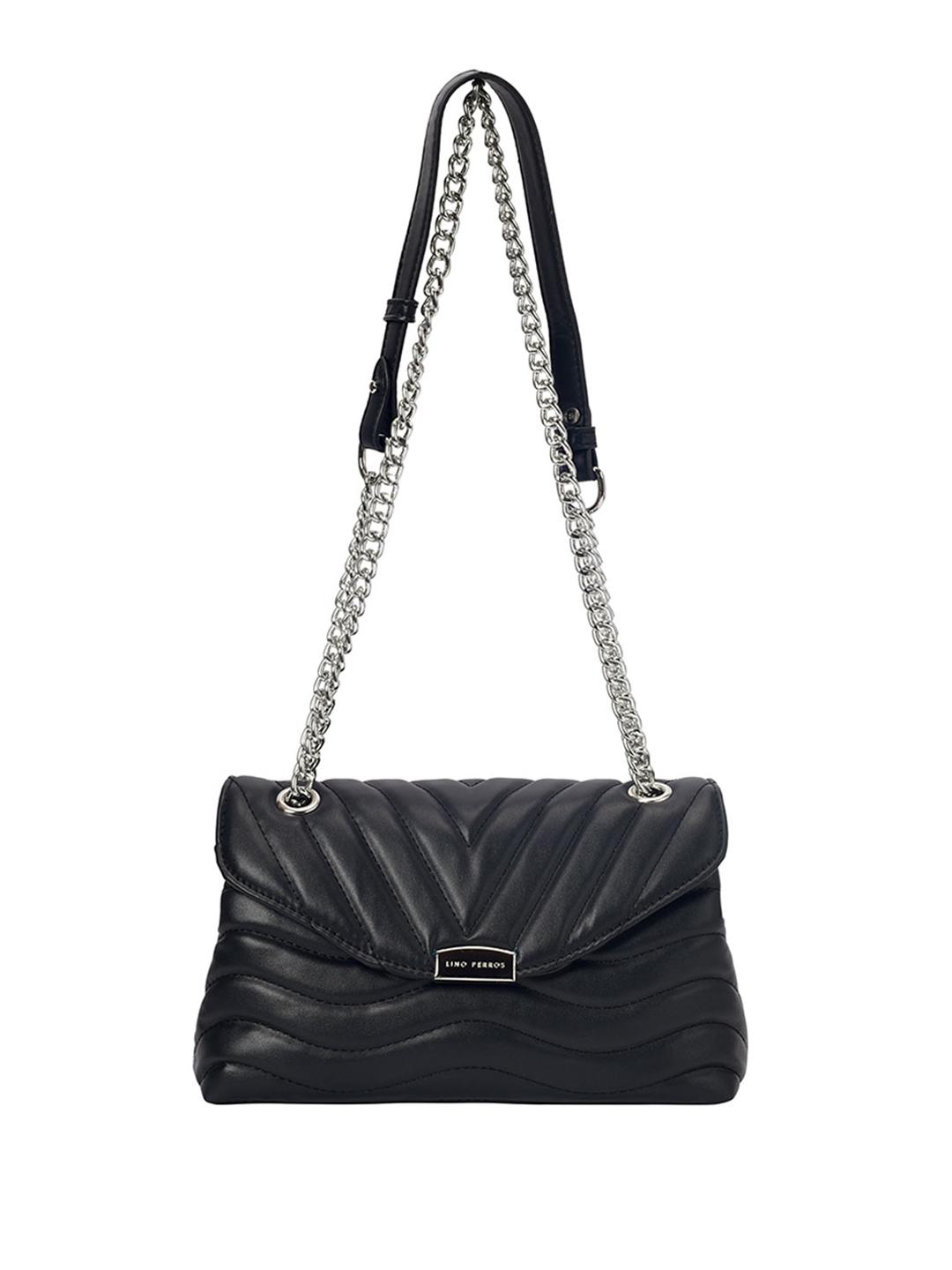 Buy Lino Perros Quilted Synthetic Leather Small Structured Shoulder Bag - - Accessories for Women