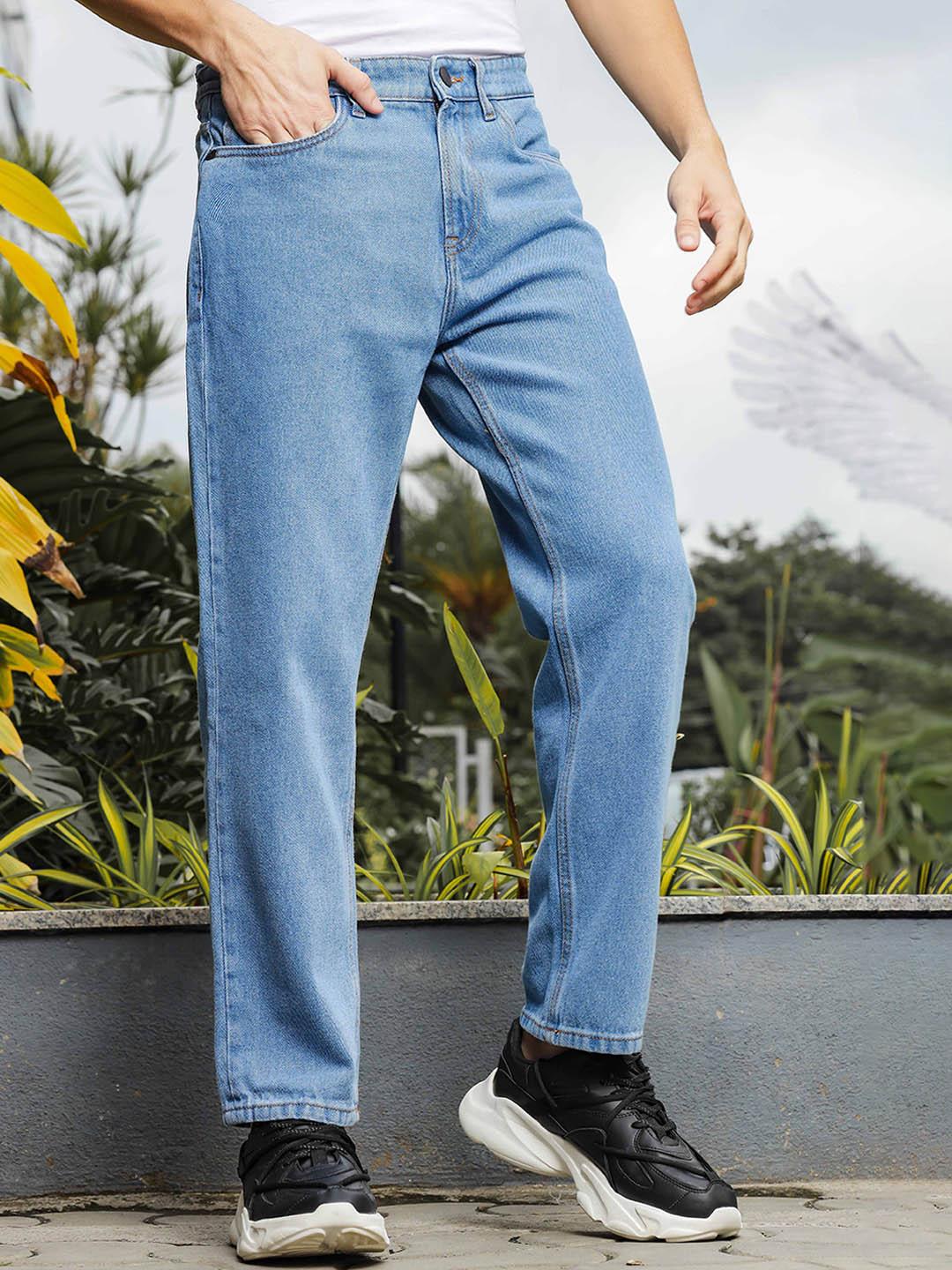 Mast & Harbour Men Comfort Relaxed Fit Light Fade Jeans