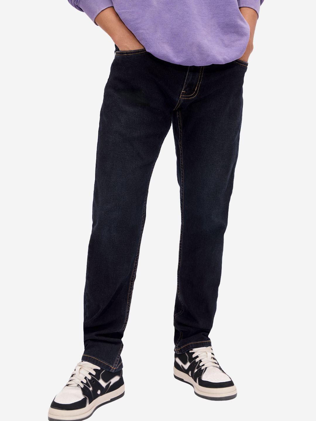 The Souled Store Men Mid-Rise Slim Fit Stretchable Jeans