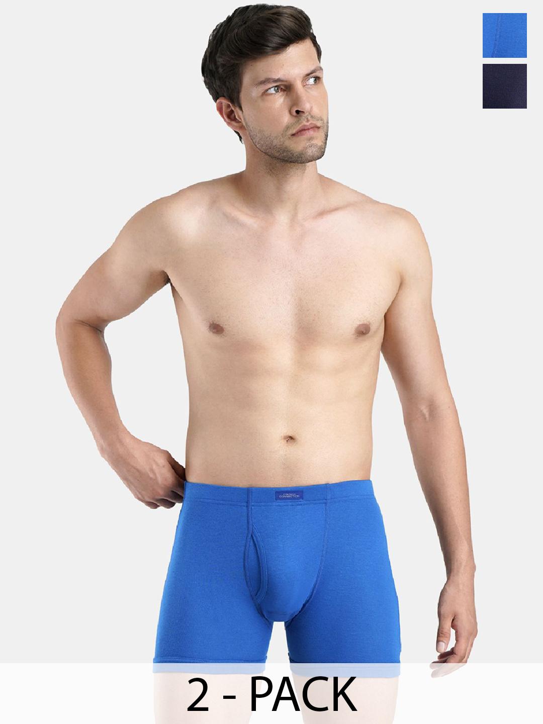 Buy French Connection Men Pack Of 2 Trunks OXFORDNAVEL ACADEMY|JET BLACK  -  - Apparel for Men