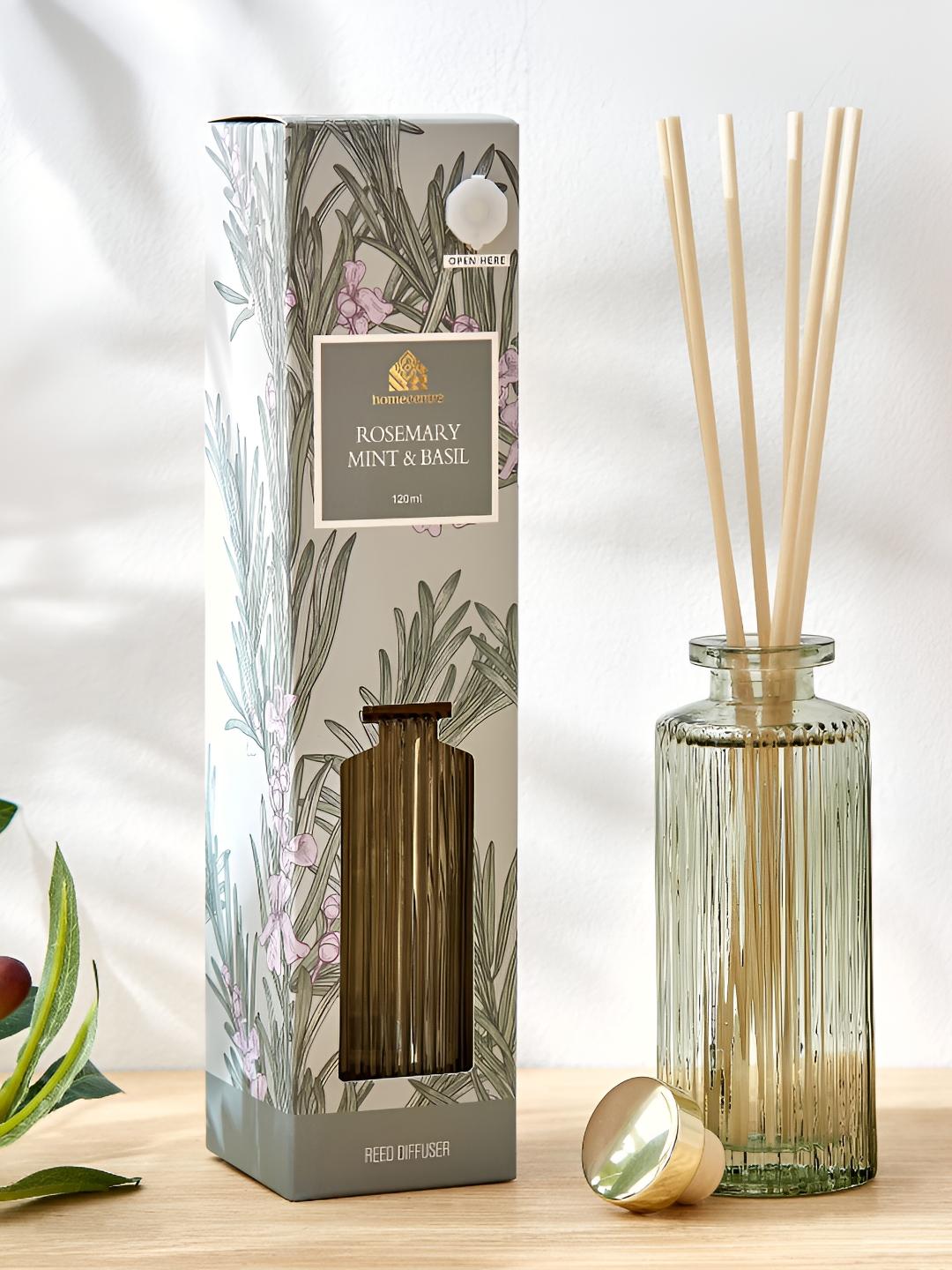 Buy Home Centre Grey Unwind Aroma Oil Reed Diffuser 120 Ml - Aroma Oil ...