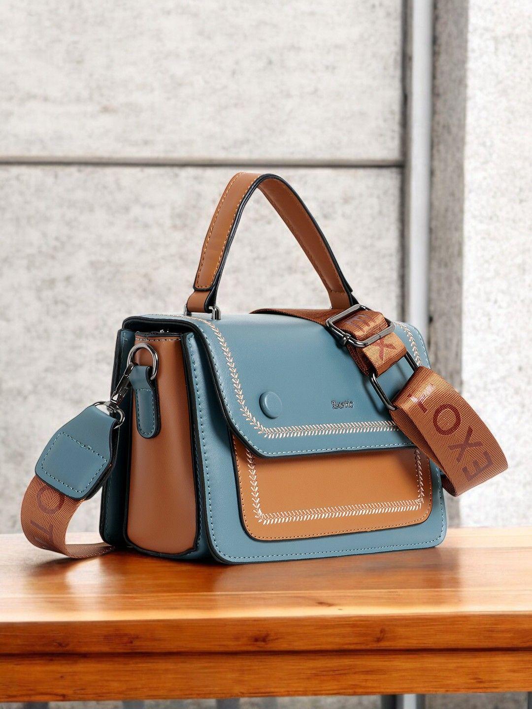 Buy Exotic Colourblocked Synthetic Leather Structured Sling Bag - - Accessories for Women