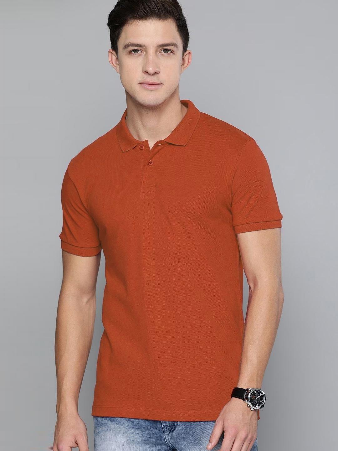 Buy SZN Men Solid Polo Collar Regular Fit T Shirt - Tshirts for Men ...