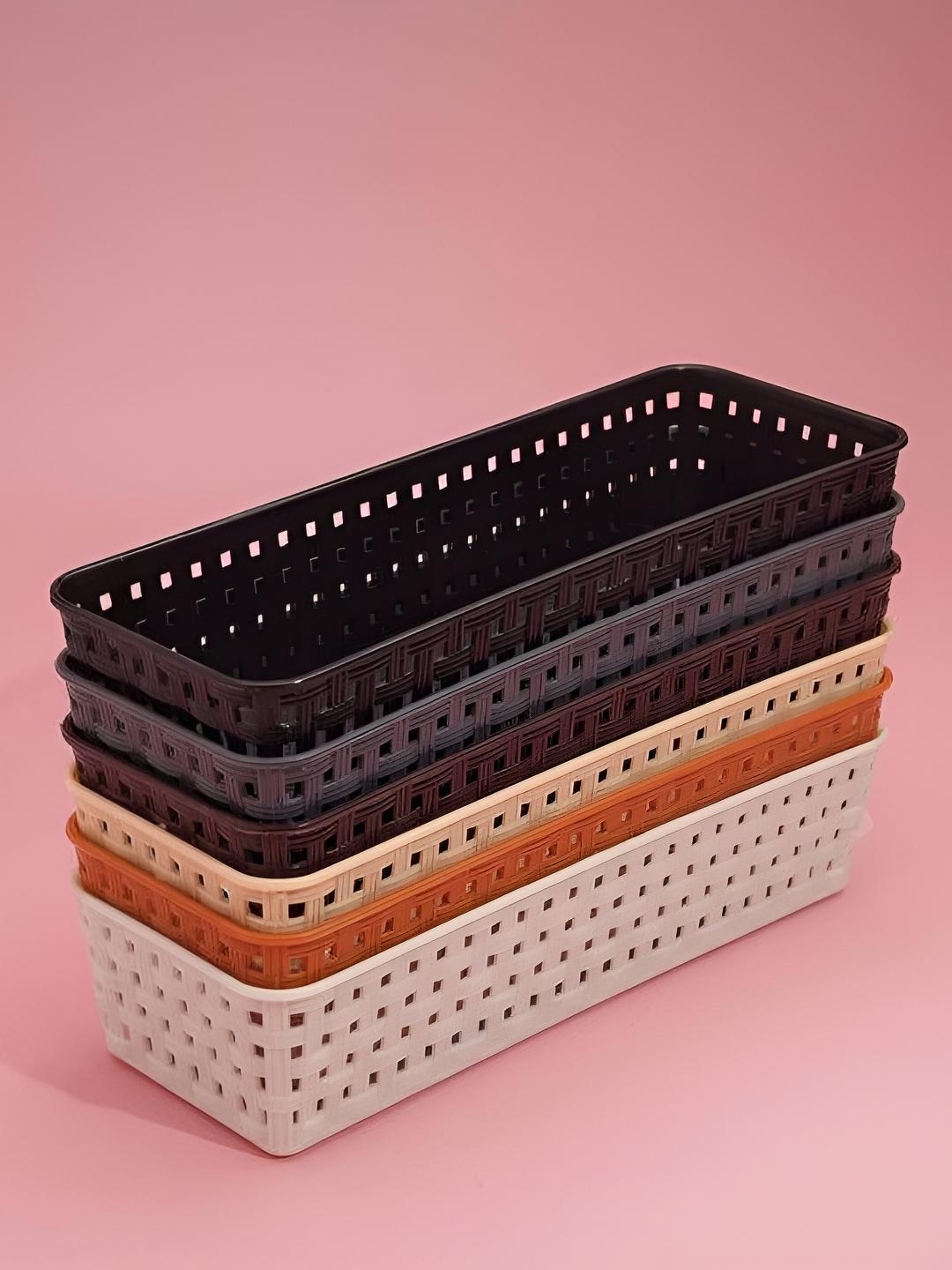 Buy DeoDap Beige & Black 6 Pieces Wardrobe Drawer Organisers - - Home for Unisex