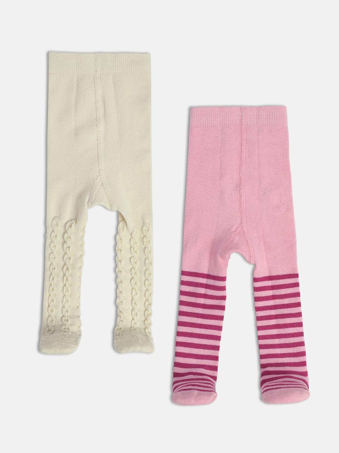 Buy MINI KLUB Infant Girls Pack Of 2 Striped Stockings -  - Apparel for Girls