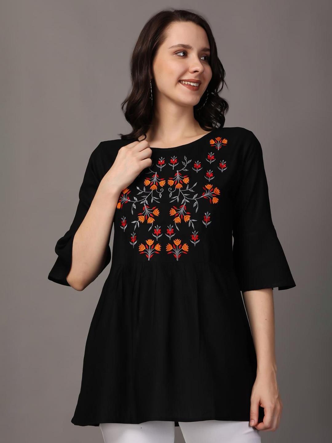 Buy Girlsify Embroidered Top - Tops for Women 33698545 | Myntra