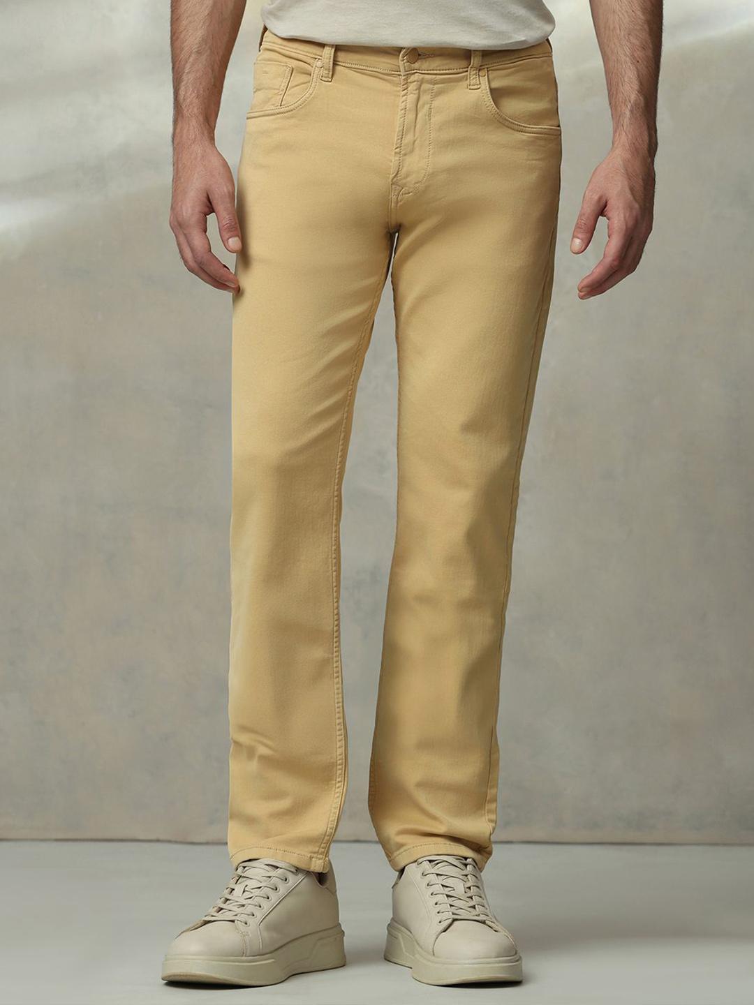 Mufti Men Straight Fit Mid-Rise Stretchable Jeans