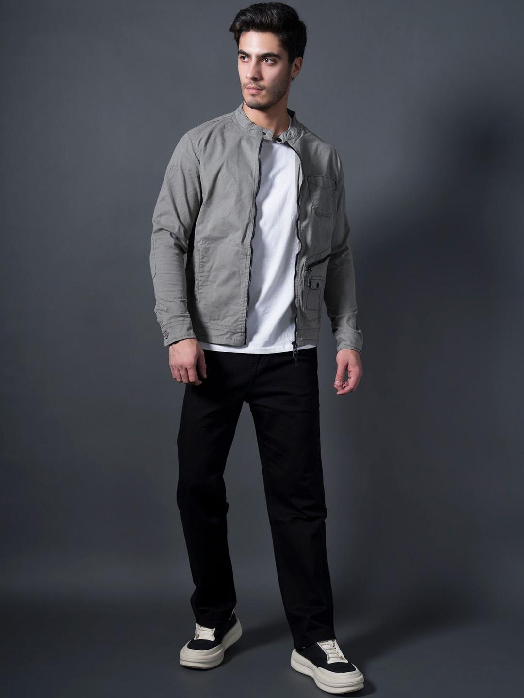 Buy Nostrum Men Solid Cotton Shacket - Jackets for Men 33721195 | Myntra