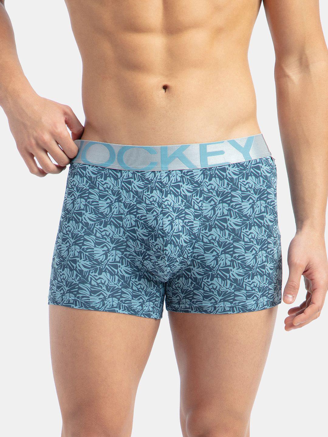 Buy Jockey Tactel Microfiber Elastane Stretch Printed Trunk With Moisture Move Properties IC30 - - Apparel for Men