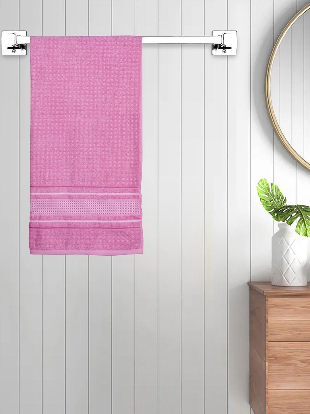 Buy Myntra Elegant Homes Geometric Cotton 420GSM Super Soft Adult Regular Bath Towel 59x28In -  - Home for Unisex