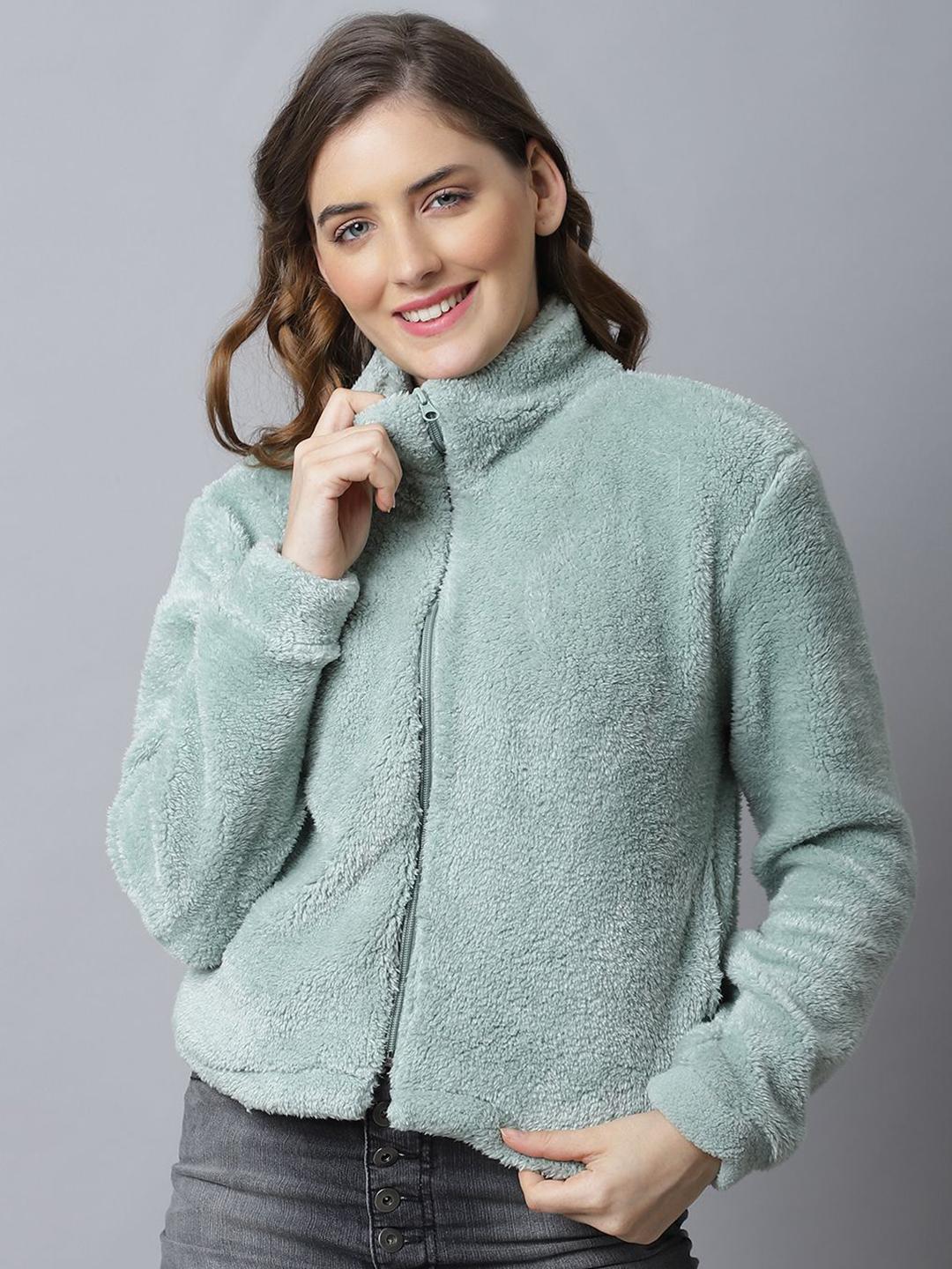JAKANARY Women Lightweight Sherpa Jacket