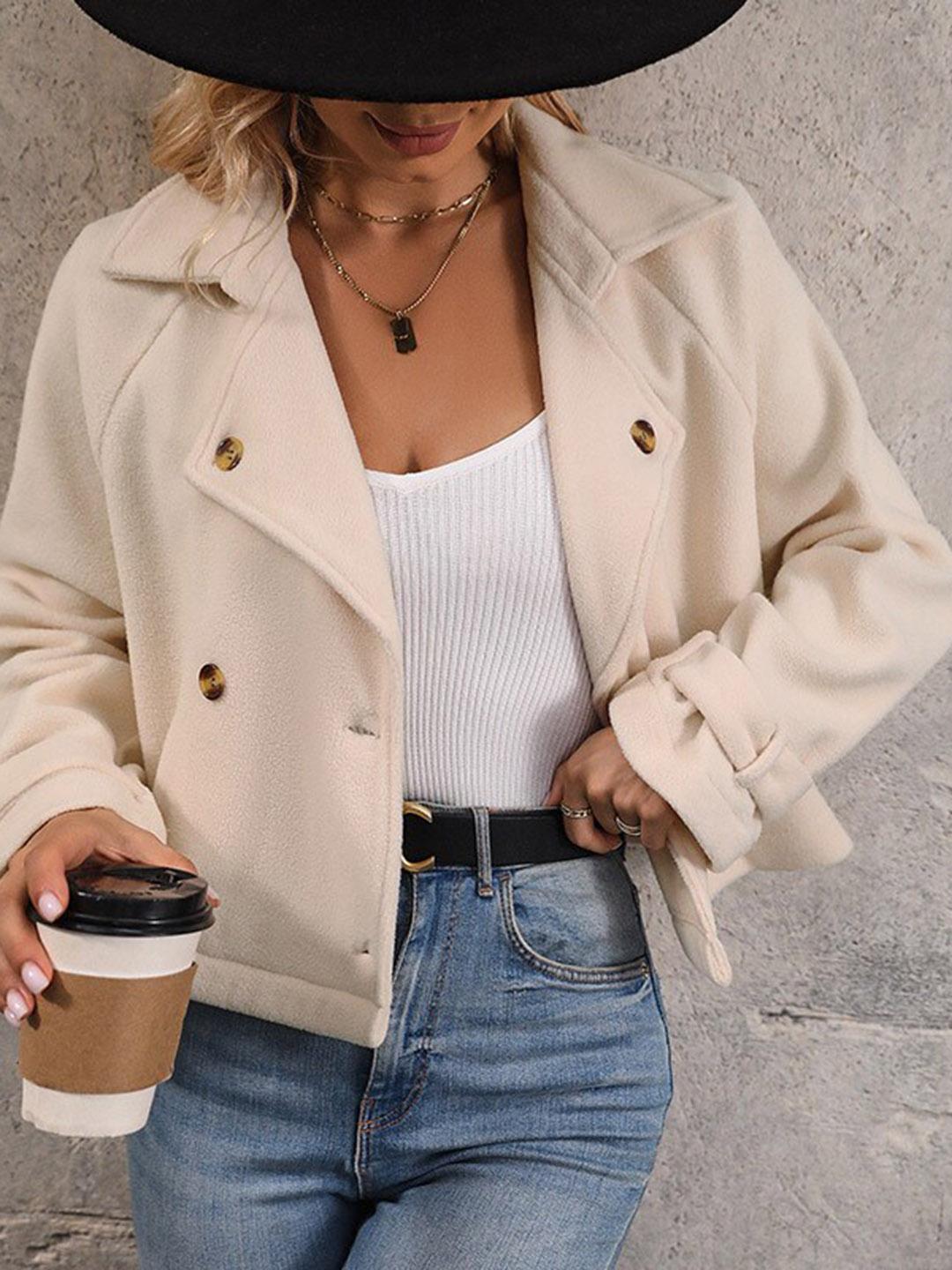 StyleCast Lapel Collar Tailored Jacket