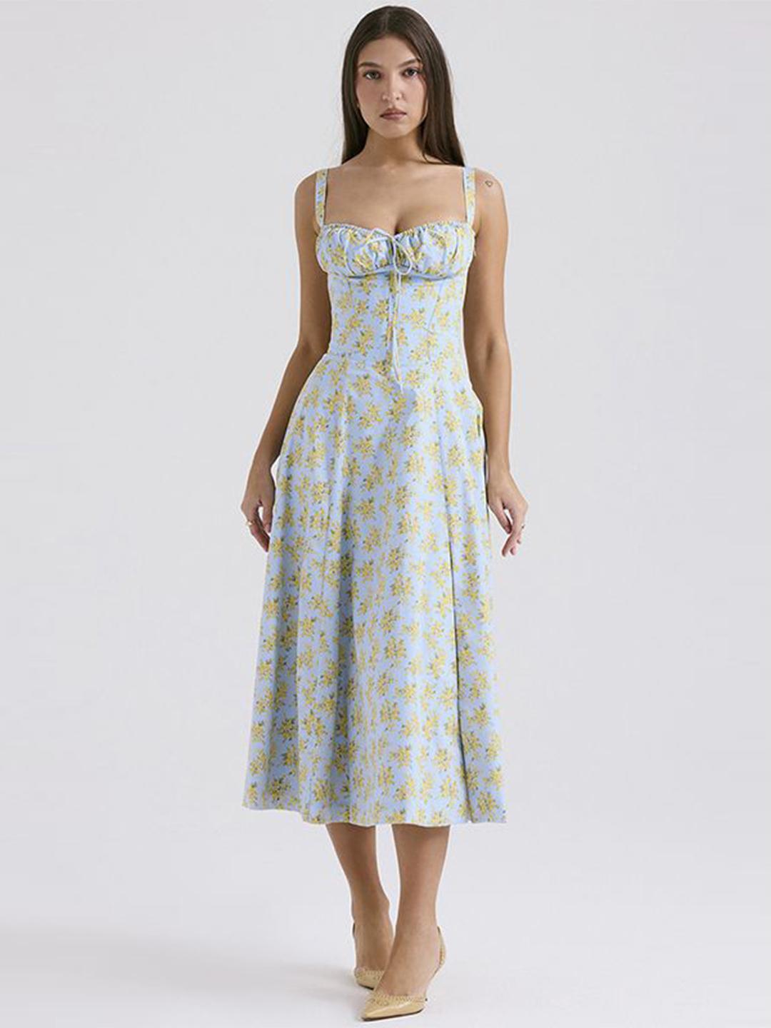 Buy StyleCast X Revolte Floral Print Fit & Flare Midi Dress - Dresses ...