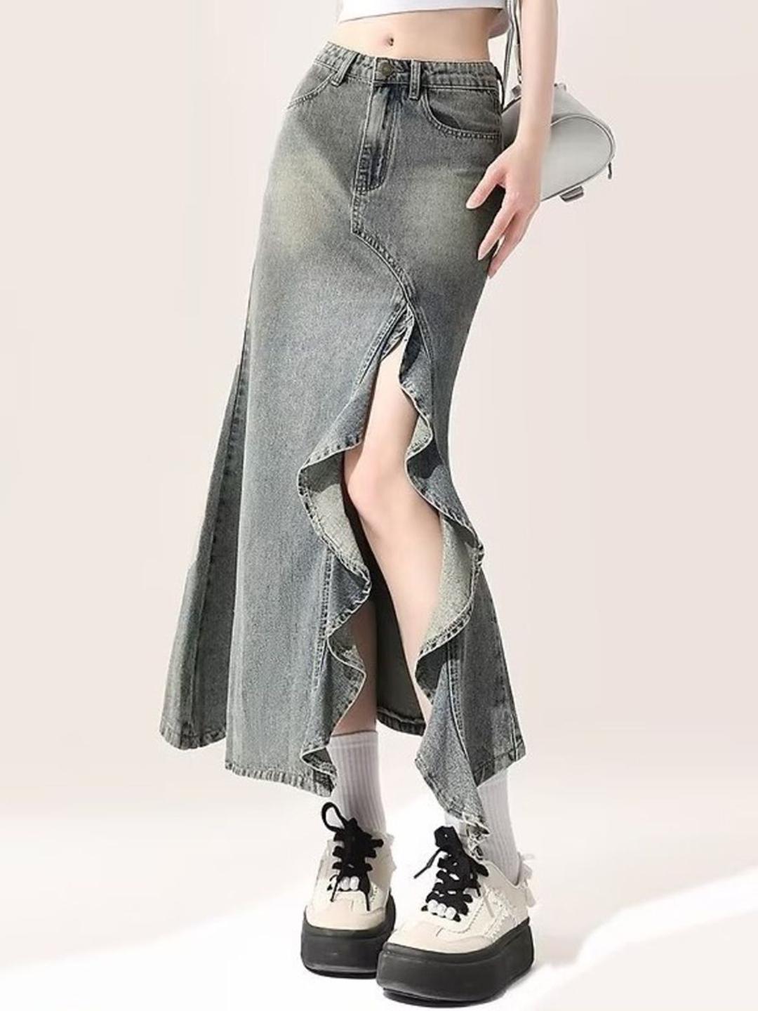 StyleCast A-Line Midi Skirt