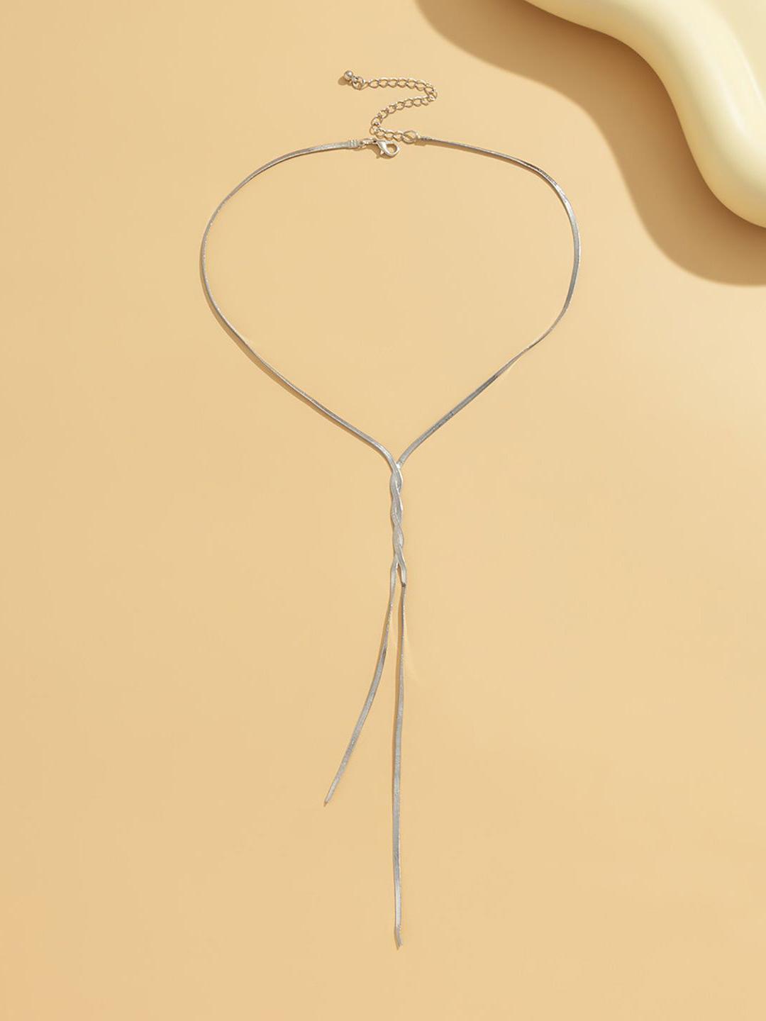 Buy StyleCast X Revolte Silver Plated Mirror Chain - Necklace And ...