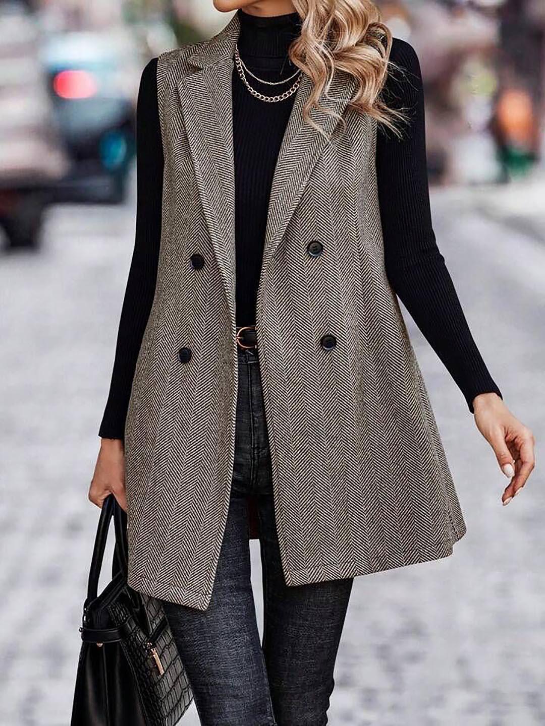 StyleCast x Revolte Women Longline Open Front Jacket